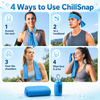 CoolZa ChillSnap™ Cooling Towel + Clip Case